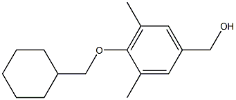 [4-(cyclohexylmethoxy)-3,5-dimethylphenyl]methanol Struktur