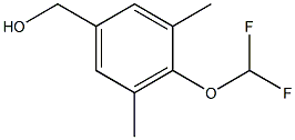 [4-(difluoromethoxy)-3,5-dimethylphenyl]methanol Struktur