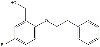 [5-bromo-2-(2-phenylethoxy)phenyl]methanol Struktur