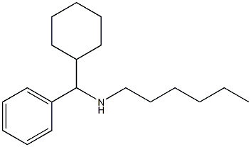 [cyclohexyl(phenyl)methyl](hexyl)amine Struktur