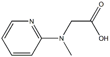 [methyl(pyridin-2-yl)amino]acetic acid Struktur