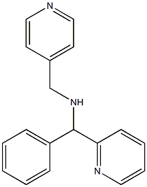 [phenyl(pyridin-2-yl)methyl](pyridin-4-ylmethyl)amine Struktur