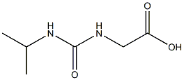 {[(isopropylamino)carbonyl]amino}acetic acid Struktur