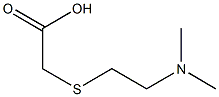 {[2-(dimethylamino)ethyl]thio}acetic acid Struktur