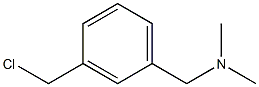 {[3-(chloromethyl)phenyl]methyl}dimethylamine Struktur