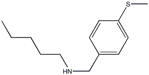 {[4-(methylsulfanyl)phenyl]methyl}(pentyl)amine Struktur