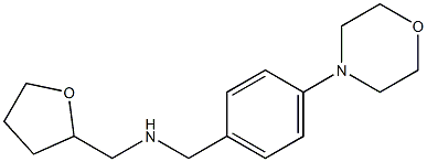 {[4-(morpholin-4-yl)phenyl]methyl}(oxolan-2-ylmethyl)amine Struktur