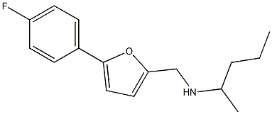 {[5-(4-fluorophenyl)furan-2-yl]methyl}(pentan-2-yl)amine Struktur