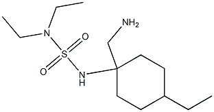 {1-[(diethylsulfamoyl)amino]-4-ethylcyclohexyl}methanamine Struktur