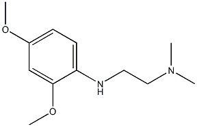 {2-[(2,4-dimethoxyphenyl)amino]ethyl}dimethylamine Struktur