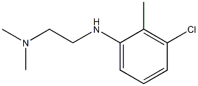 {2-[(3-chloro-2-methylphenyl)amino]ethyl}dimethylamine Struktur