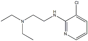 {2-[(3-chloropyridin-2-yl)amino]ethyl}diethylamine Struktur