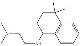 {2-[(4,4-dimethyl-1,2,3,4-tetrahydronaphthalen-1-yl)amino]ethyl}dimethylamine Struktur