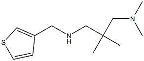 {2-[(dimethylamino)methyl]-2-methylpropyl}(thiophen-3-ylmethyl)amine Struktur