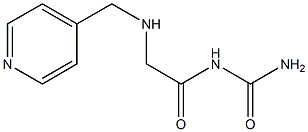 {2-[(pyridin-4-ylmethyl)amino]acetyl}urea Struktur