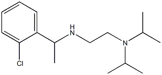 {2-[bis(propan-2-yl)amino]ethyl}[1-(2-chlorophenyl)ethyl]amine Struktur