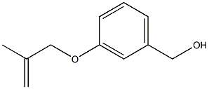 {3-[(2-methylprop-2-en-1-yl)oxy]phenyl}methanol Struktur