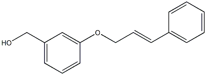 {3-[(3-phenylprop-2-en-1-yl)oxy]phenyl}methanol Struktur