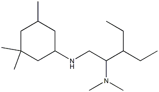 {3-ethyl-1-[(3,3,5-trimethylcyclohexyl)amino]pentan-2-yl}dimethylamine Struktur