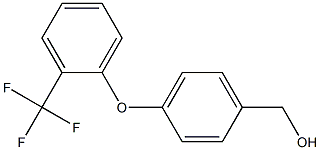 {4-[2-(trifluoromethyl)phenoxy]phenyl}methanol Struktur