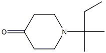 1-(1,1-dimethylpropyl)piperidin-4-one Struktur