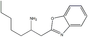 1-(1,3-benzoxazol-2-yl)heptan-2-amine Struktur