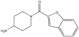 1-(1-benzofuran-2-ylcarbonyl)piperidin-4-amine Struktur