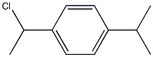 1-(1-chloroethyl)-4-(propan-2-yl)benzene Struktur