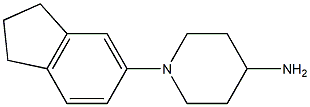 1-(2,3-dihydro-1H-inden-5-yl)piperidin-4-amine Struktur