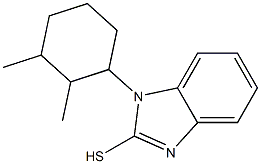 1-(2,3-dimethylcyclohexyl)-1H-1,3-benzodiazole-2-thiol Struktur