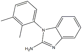 1-(2,3-dimethylphenyl)-1H-1,3-benzodiazol-2-amine Struktur