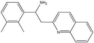 1-(2,3-dimethylphenyl)-2-(quinolin-2-yl)ethan-1-amine Struktur