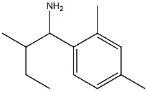 1-(2,4-dimethylphenyl)-2-methylbutan-1-amine Struktur