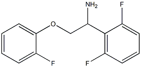 1-(2,6-difluorophenyl)-2-(2-fluorophenoxy)ethanamine Struktur