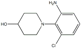 1-(2-amino-6-chlorophenyl)piperidin-4-ol Struktur