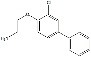 1-(2-aminoethoxy)-2-chloro-4-phenylbenzene Struktur