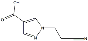 1-(2-cyanoethyl)-1H-pyrazole-4-carboxylic acid Struktur