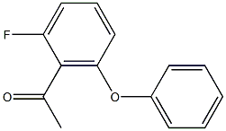 1-(2-fluoro-6-phenoxyphenyl)ethan-1-one Struktur