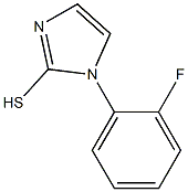 1-(2-fluorophenyl)-1H-imidazole-2-thiol Struktur