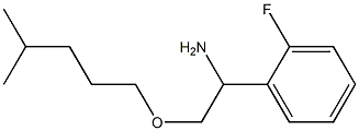 1-(2-fluorophenyl)-2-[(4-methylpentyl)oxy]ethan-1-amine Struktur