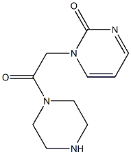 1-(2-oxo-2-piperazin-1-ylethyl)pyrimidin-2(1H)-one Struktur