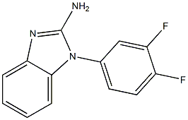 1-(3,4-difluorophenyl)-1H-1,3-benzodiazol-2-amine Struktur