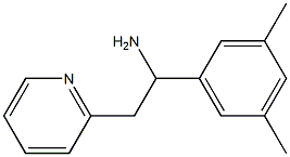 1-(3,5-dimethylphenyl)-2-(pyridin-2-yl)ethan-1-amine Struktur