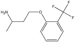 1-(3-aminobutoxy)-2-(trifluoromethyl)benzene Struktur