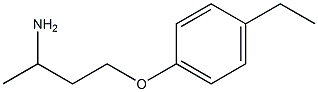 1-(3-aminobutoxy)-4-ethylbenzene Struktur