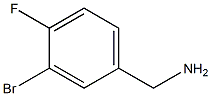 1-(3-bromo-4-fluorophenyl)methanamine Struktur