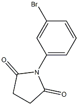 1-(3-bromophenyl)pyrrolidine-2,5-dione Struktur