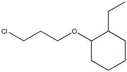 1-(3-chloropropoxy)-2-ethylcyclohexane Struktur