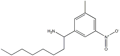 1-(3-methyl-5-nitrophenyl)octan-1-amine Struktur