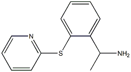 1-[2-(pyridin-2-ylsulfanyl)phenyl]ethan-1-amine Struktur